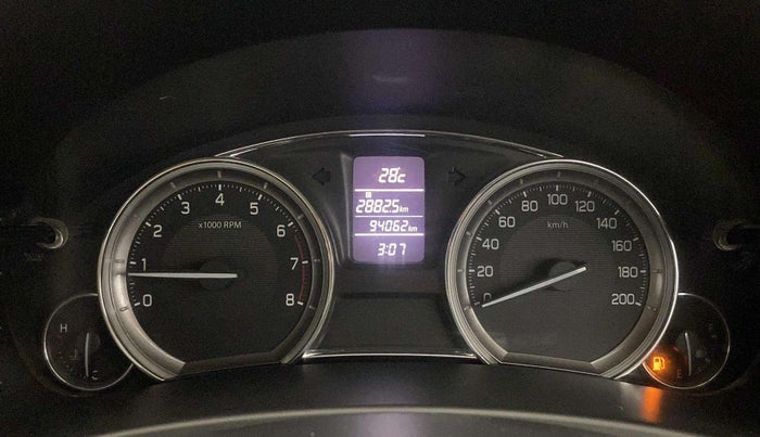 2018 Maruti Ciaz DELTA 1.4 MT PETROL, Petrol, Manual, 94,032 km, Odometer Image