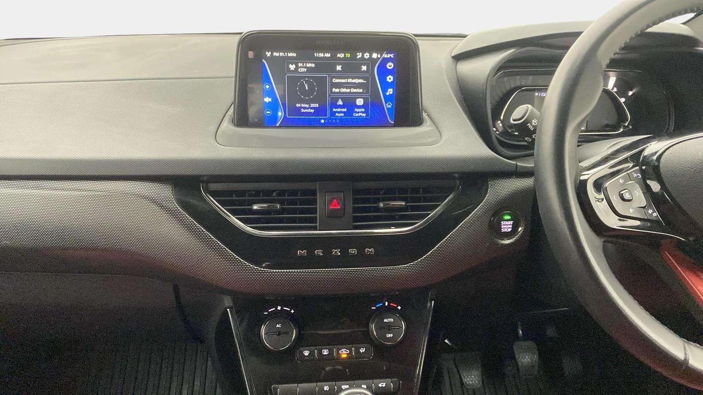 2023 Tata NEXON XZ PLUS LUX SUNROOF RED DARK PETROL, Petrol, Manual, 24,126 km, Air Conditioner