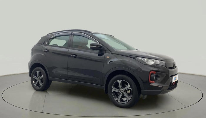 2023 Tata NEXON XZ PLUS LUX SUNROOF RED DARK PETROL, Petrol, Manual, 24,126 km, Right Front Diagonal