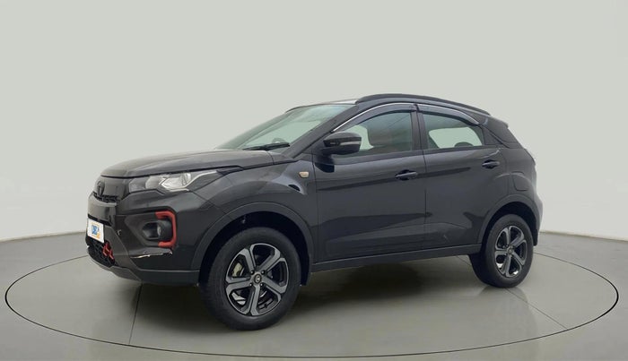 2023 Tata NEXON XZ PLUS LUX SUNROOF RED DARK PETROL, Petrol, Manual, 24,126 km, Left Front Diagonal