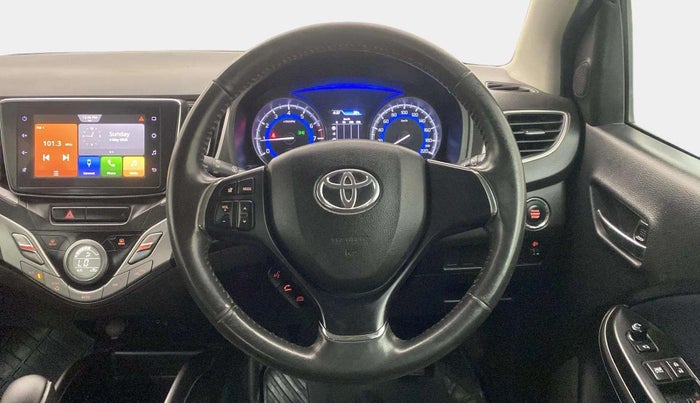 2021 Toyota Glanza V CVT, Petrol, Automatic, 75,665 km, Steering Wheel Close Up
