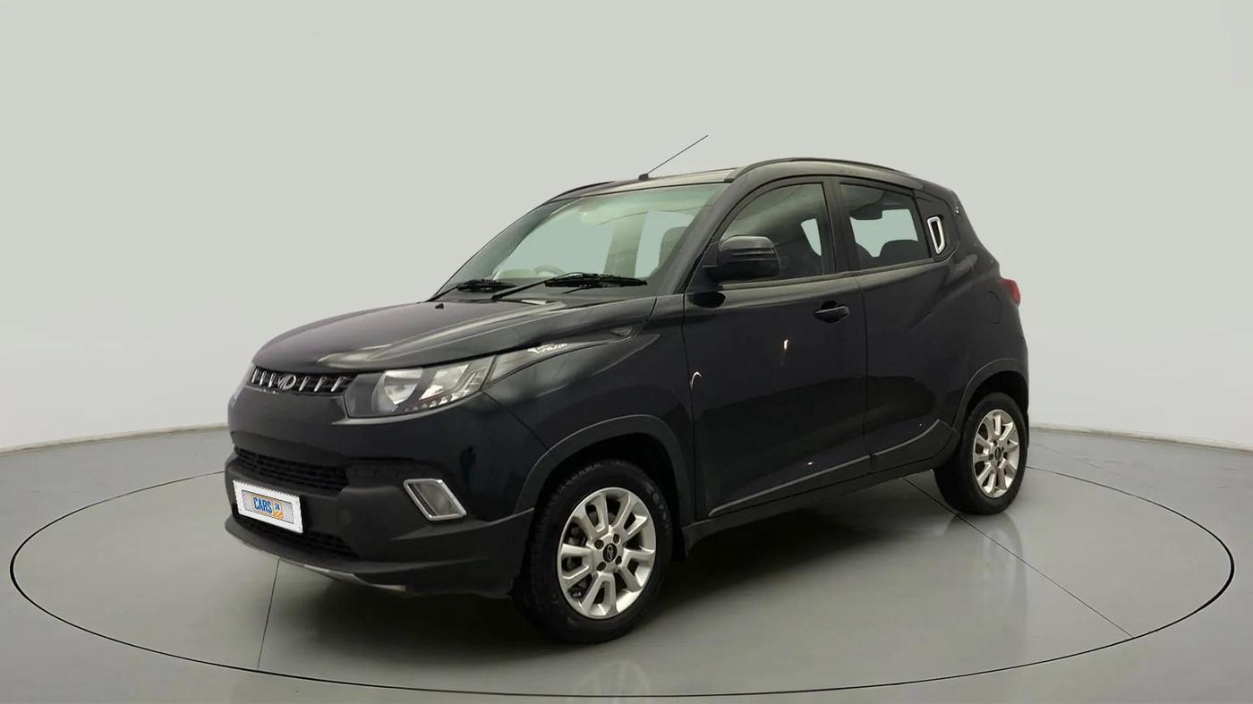 2017 Mahindra Kuv100 K8 D 6 STR, Diesel, Manual, 70,621 km, Left Front Diagonal