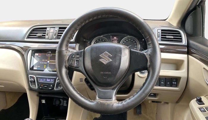 2018 Maruti Ciaz ALPHA 1.4 PETROL, Petrol, Manual, 63,475 km, Steering Wheel Close Up