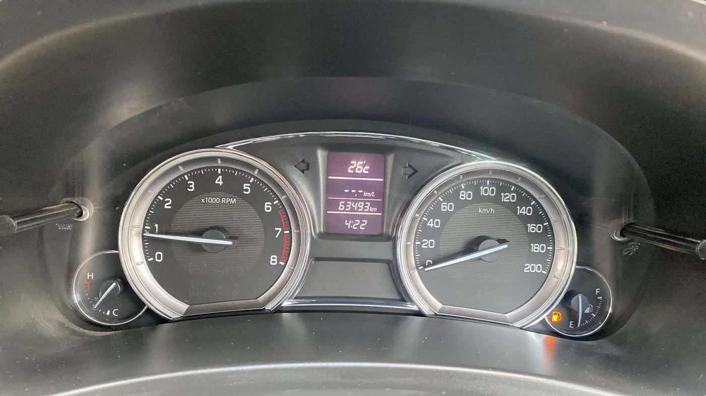 2018 Maruti Ciaz ALPHA 1.4 PETROL, Petrol, Manual, 63,475 km, Odometer Image