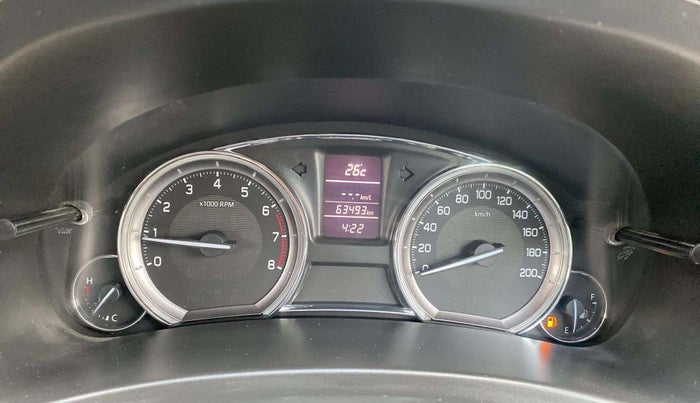 2018 Maruti Ciaz ALPHA 1.4 PETROL, Petrol, Manual, 63,475 km, Odometer Image