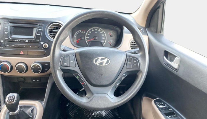 2015 Hyundai Grand i10 SPORTZ 1.2 KAPPA VTVT, Petrol, Manual, 45,754 km, Steering Wheel Close Up