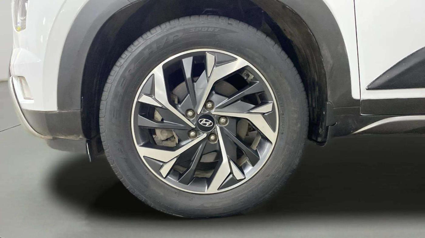 2020 Hyundai Creta SX (O) IVT 1.5 PETROL, Petrol, Automatic, 1,00,707 km, Left Front Wheel
