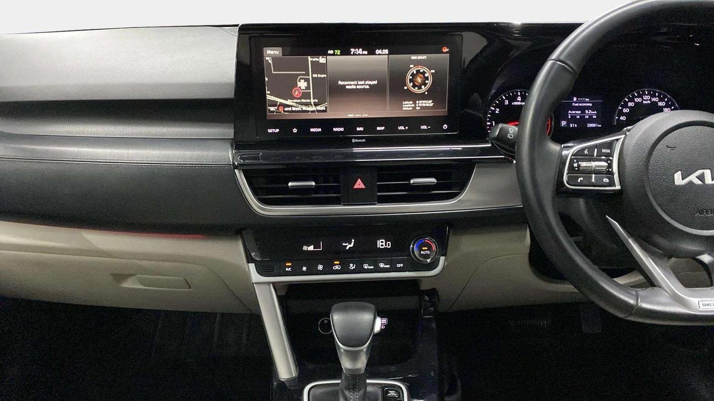2021 KIA SELTOS HTX IVT 1.5 PETROL, Petrol, Automatic, 28,844 km, Air Conditioner