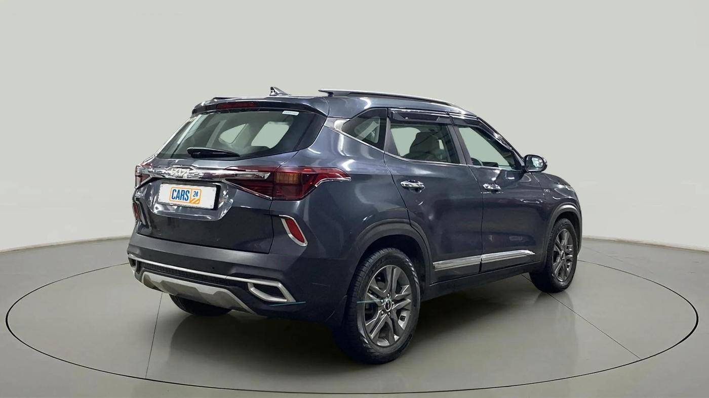 2021 KIA SELTOS HTX IVT 1.5 PETROL, Petrol, Automatic, 28,844 km, Right Back Diagonal