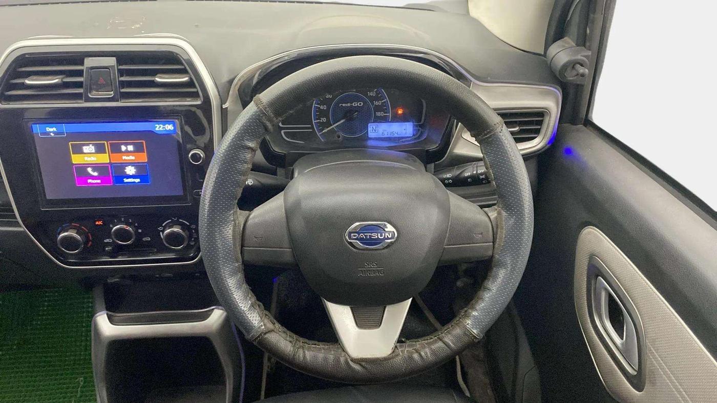 2021 Datsun Redi Go T(O) 1.0 AMT, Petrol, Automatic, 61,339 km, Steering Wheel Close Up