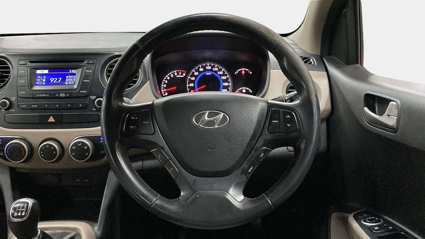 2014 Hyundai Grand i10 ASTA 1.2 KAPPA VTVT, Petrol, Manual, 49,109 km, Steering Wheel Close Up