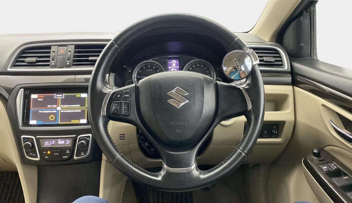 2018 Maruti Ciaz ALPHA  AT 1.4  PETROL, Petrol, Automatic, 26,752 km, Steering Wheel Close Up