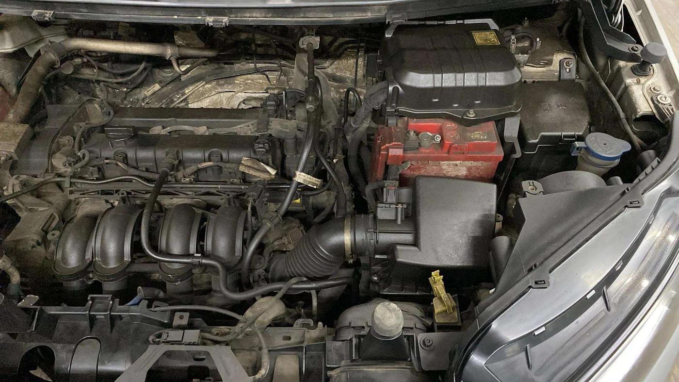 2017 Ford Ecosport TITANIUM 1.5L PETROL AT, Petrol, Automatic, 62,861 km, Engine View - Left