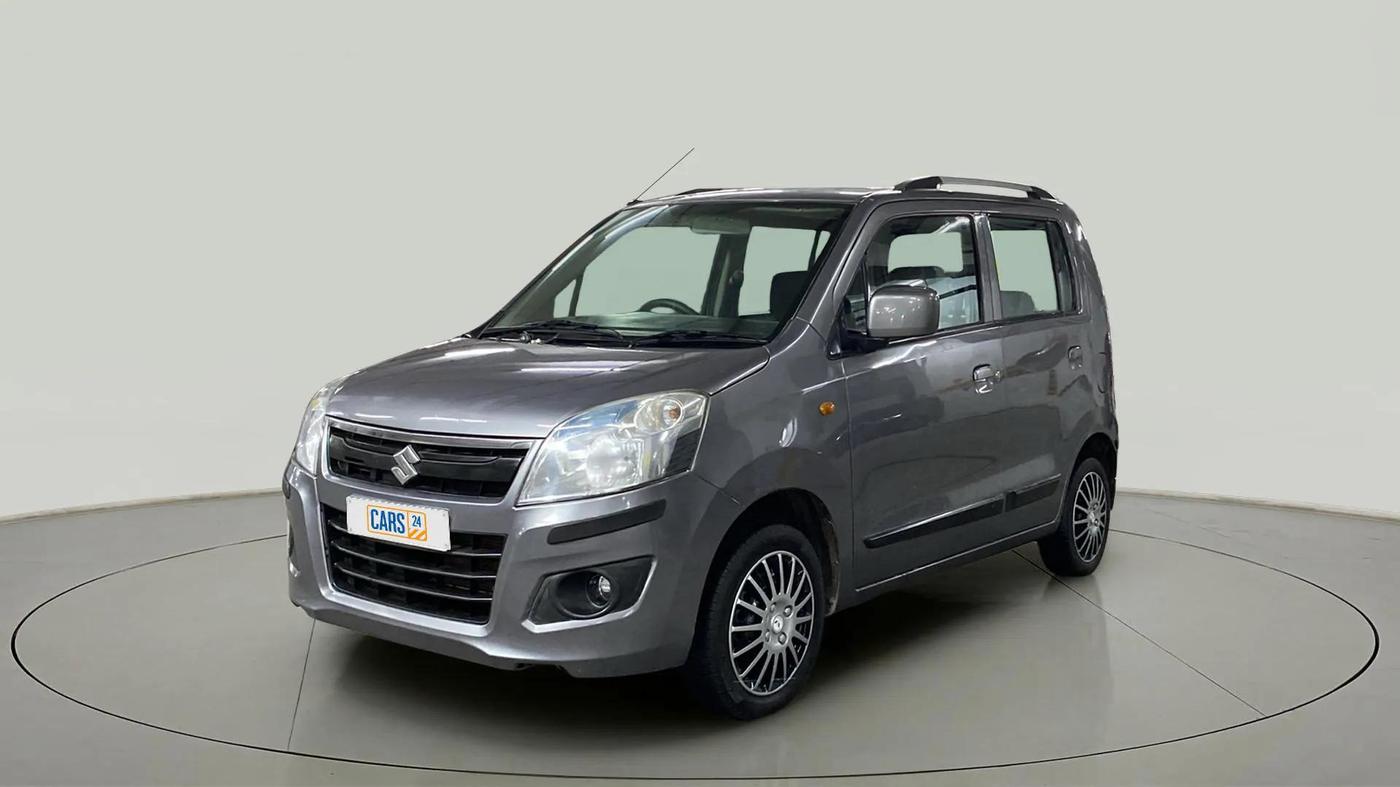 2014 Maruti Wagon R 1.0 VXI, Petrol, Manual, 80,969 km, Left Front Diagonal