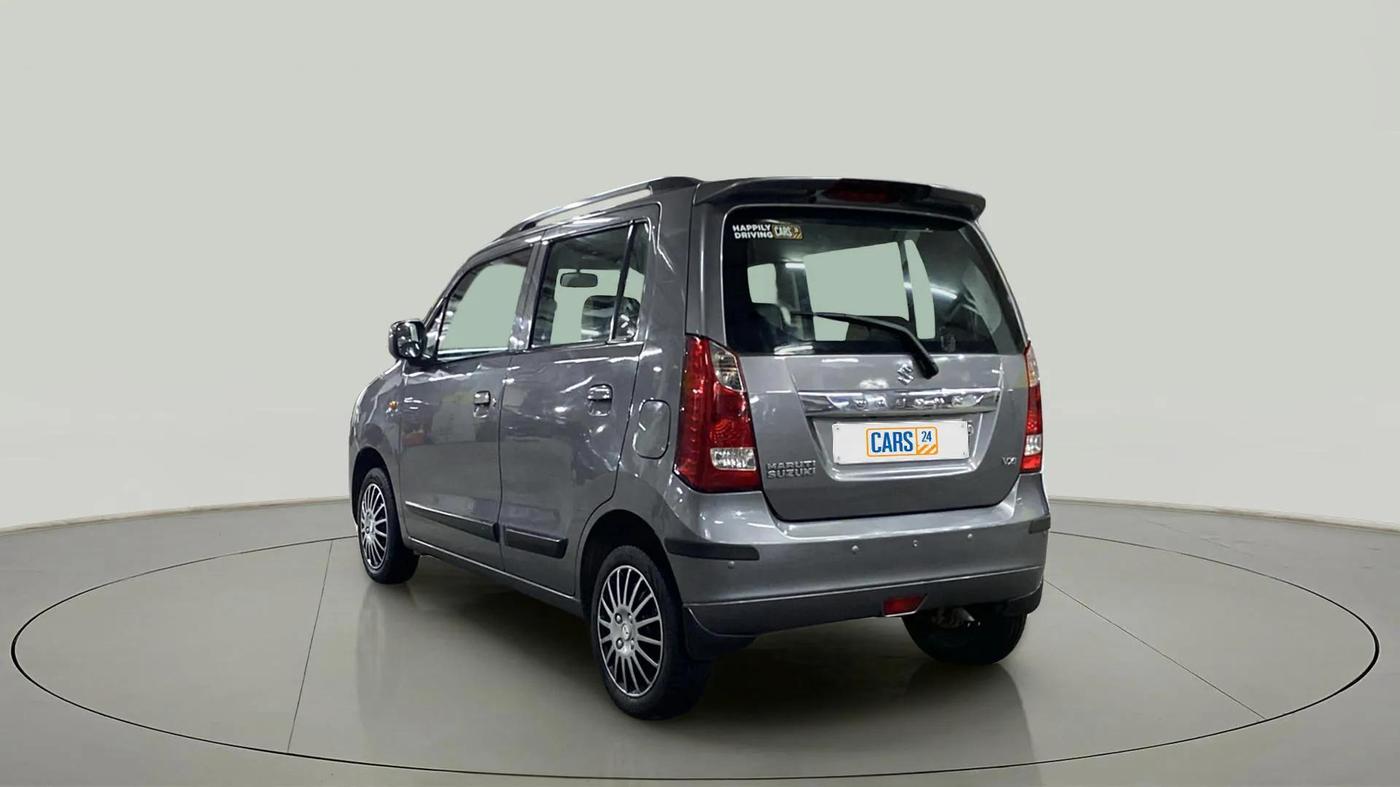 2014 Maruti Wagon R 1.0 VXI, Petrol, Manual, 80,969 km, Left Back Diagonal