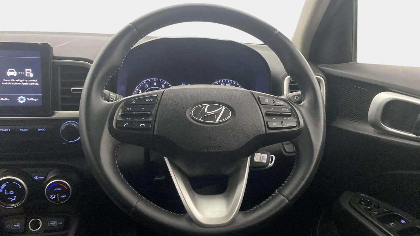 2021 Hyundai VENUE SX 1.0 TURBO IMT, Petrol, Manual, 26,744 km, Steering Wheel Close Up