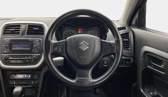 2021 Maruti Vitara Brezza VXI AT SHVS, Petrol, Automatic, 53,228 km, Steering Wheel Close Up