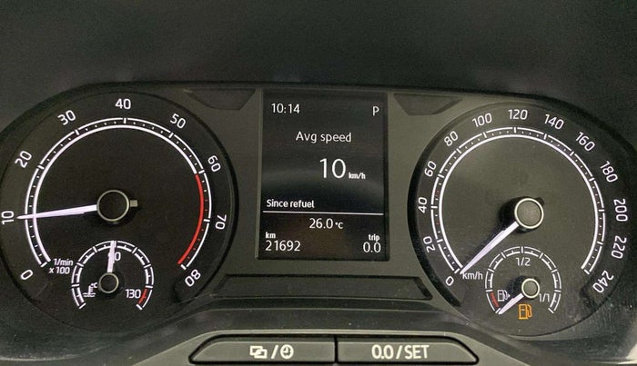 2022 Skoda KUSHAQ AMBITION 1.0L TSI AT, Petrol, Automatic, 21,733 km, Odometer Image