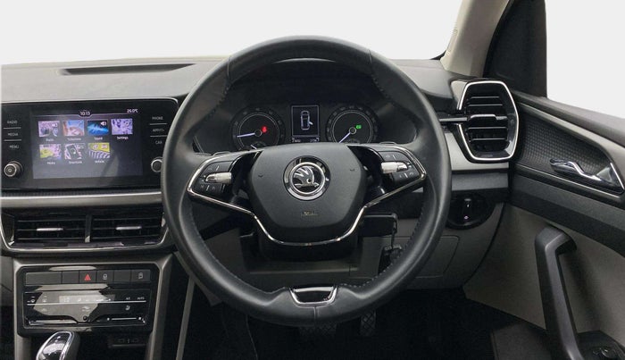 2022 Skoda KUSHAQ AMBITION 1.0L TSI AT, Petrol, Automatic, 21,733 km, Steering Wheel Close Up