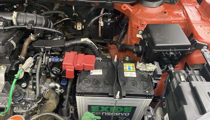 2023 Maruti BREZZA ZXI + SMART HYBRID DUAL TONE, Petrol, Manual, 8,434 km, Engine View - Left