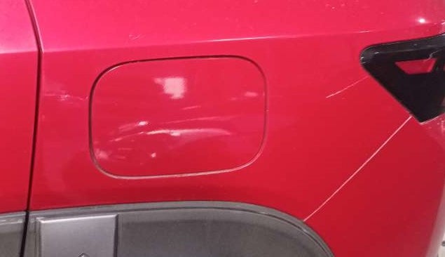 2023 Maruti BREZZA ZXI + SMART HYBRID DUAL TONE, Petrol, Manual, 8,434 km, Left quarter panel - Slightly dented