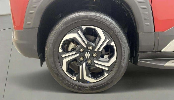 2023 Maruti BREZZA ZXI + SMART HYBRID DUAL TONE, Petrol, Manual, 8,434 km, Left Front Wheel