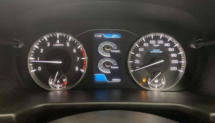 2023 Maruti BREZZA ZXI + SMART HYBRID DUAL TONE, Petrol, Manual, 8,434 km, Odometer Image