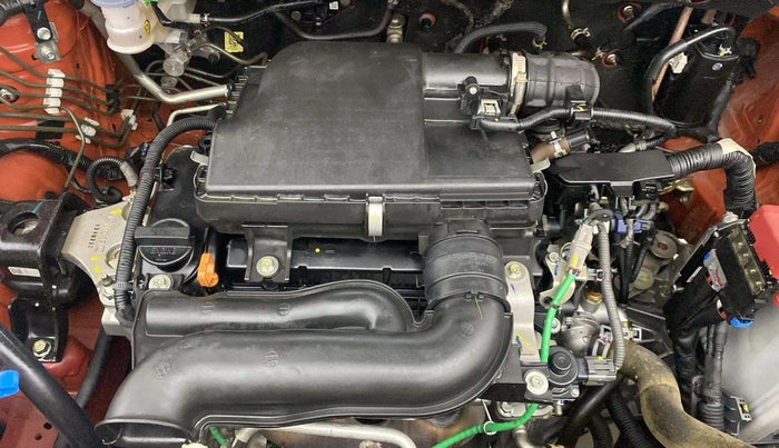 2023 Maruti BREZZA ZXI + SMART HYBRID DUAL TONE, Petrol, Manual, 8,434 km, Engine View
