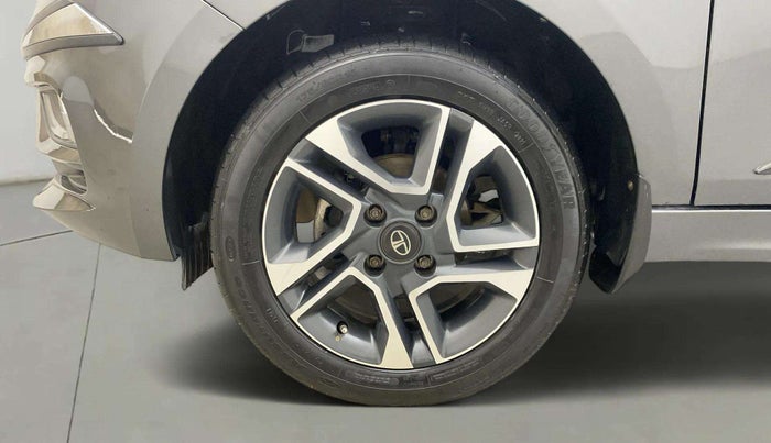 2021 Tata TIGOR XZA PLUS PETROL, Petrol, Automatic, 13,163 km, Left Front Wheel