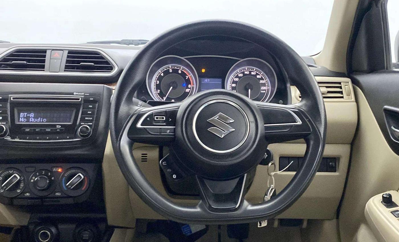 2017 Maruti Dzire VXI, Petrol, Manual, 38,132 km, Steering Wheel Close Up