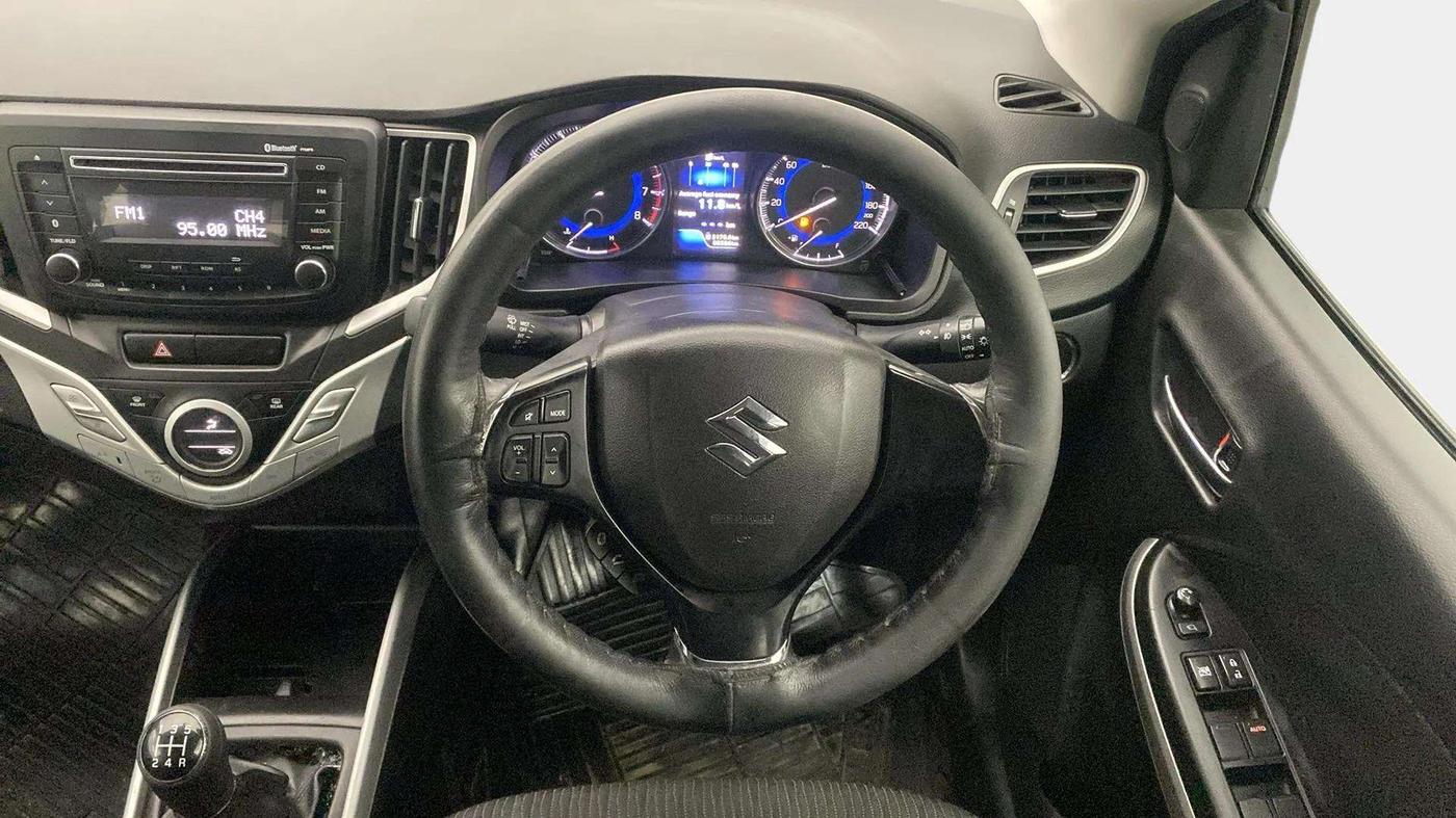 2017 Maruti Baleno ZETA PETROL 1.2, Petrol, Manual, 88,565 km, Steering Wheel Close Up