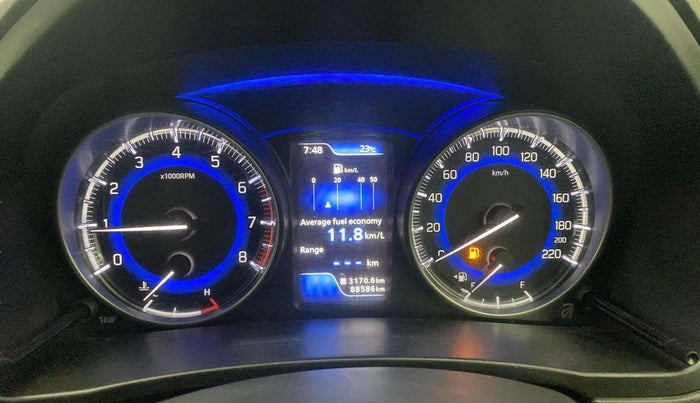 2017 Maruti Baleno ZETA PETROL 1.2, Petrol, Manual, 88,565 km, Odometer Image