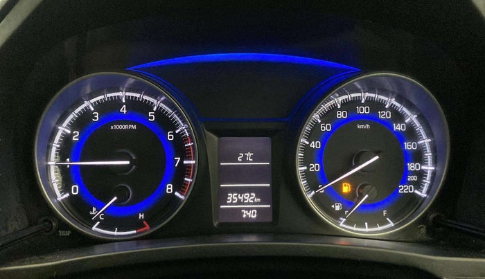 2016 Maruti Baleno DELTA PETROL 1.2, Petrol, Manual, 35,492 km, Odometer Image