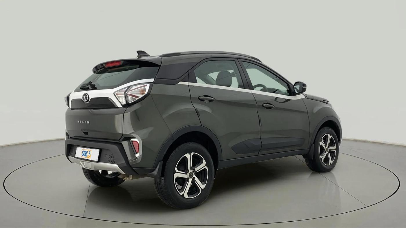 2021 Tata NEXON XZ PLUS PETROL, Petrol, Manual, 56,626 km, Right Back Diagonal