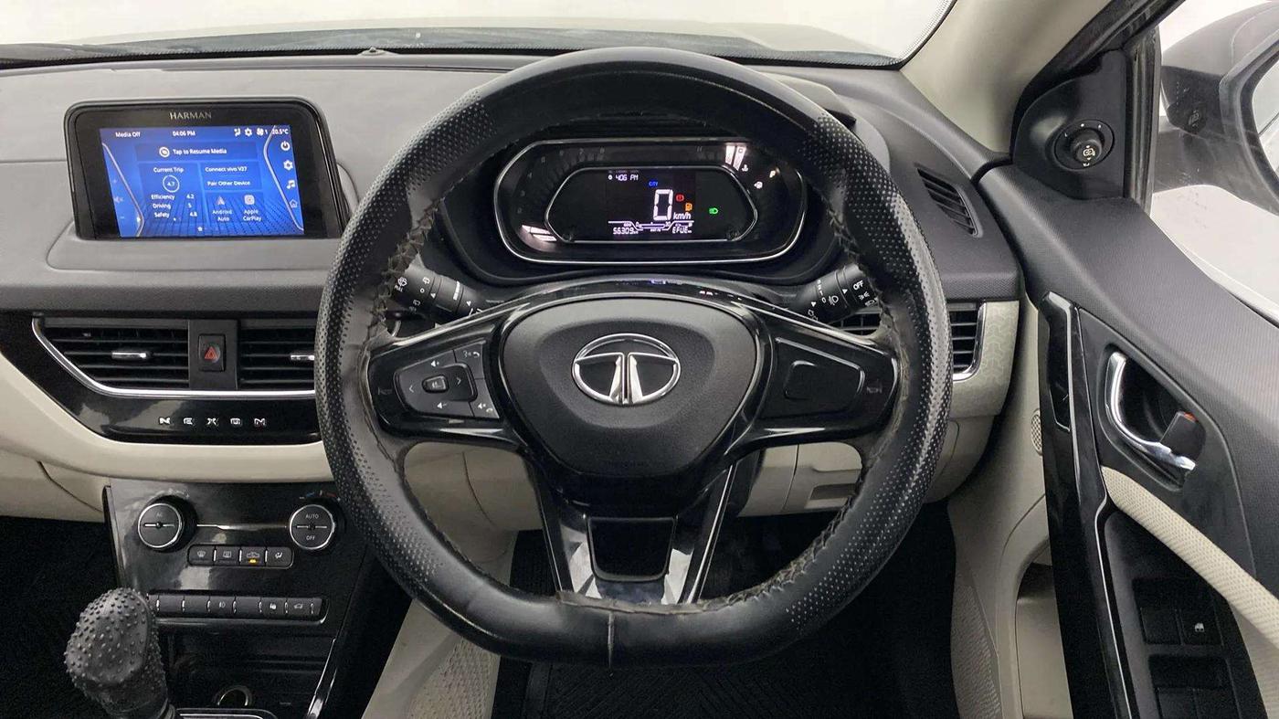 2021 Tata NEXON XZ PLUS PETROL, Petrol, Manual, 56,626 km, Steering Wheel Close Up