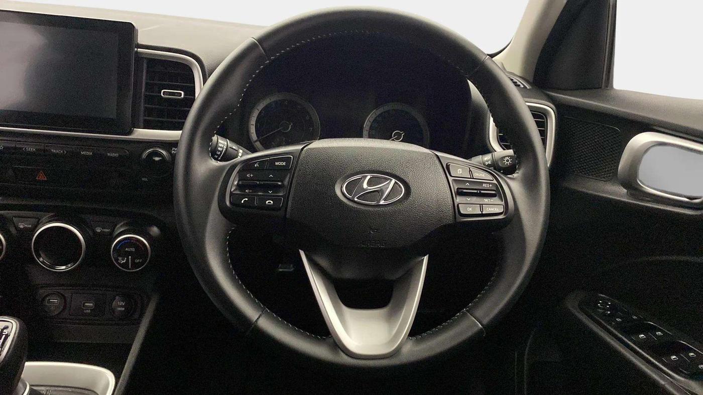 2021 Hyundai VENUE SX 1.0 TURBO IMT, Petrol, Manual, 21,757 km, Steering Wheel Close Up