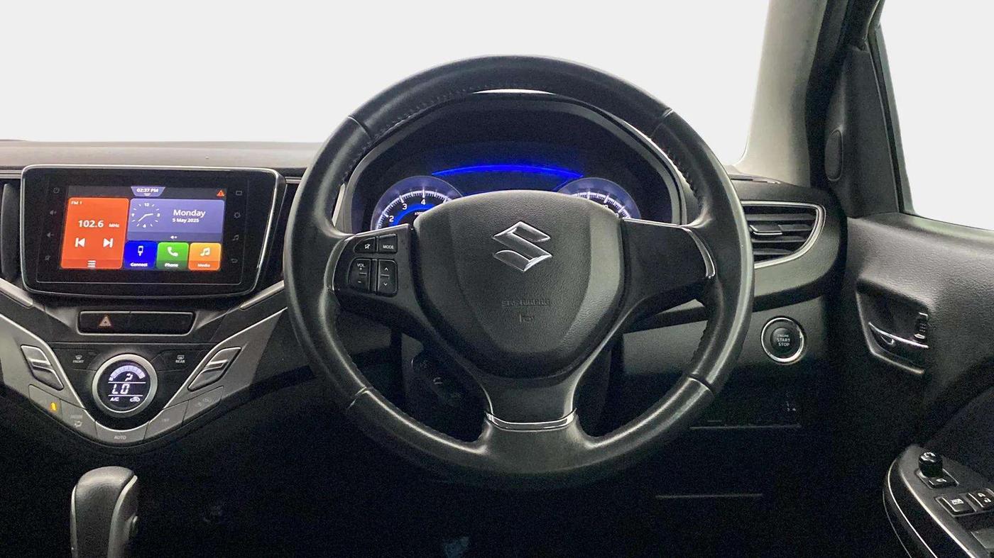 2020 Maruti Baleno ALPHA CVT PETROL 1.2, Petrol, Automatic, 27,495 km, Steering Wheel Close Up
