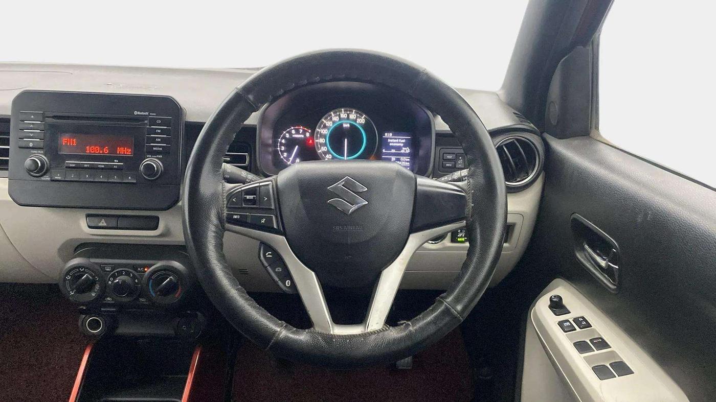 2018 Maruti IGNIS ZETA 1.2, CNG, Manual, 58,410 km, Steering Wheel Close Up