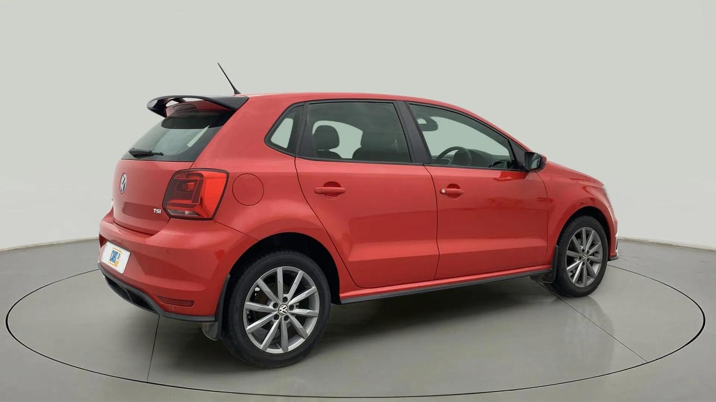 2020 Volkswagen Polo HIGHLINE PLUS 1.0L TSI AT, Petrol, Automatic, 34,401 km, Right Back Diagonal