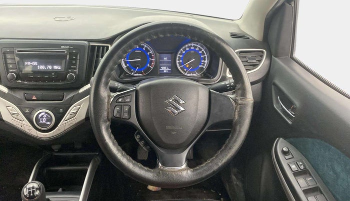 2017 Maruti Baleno DELTA PETROL 1.2, Petrol, Manual, 40,929 km, Steering Wheel Close Up