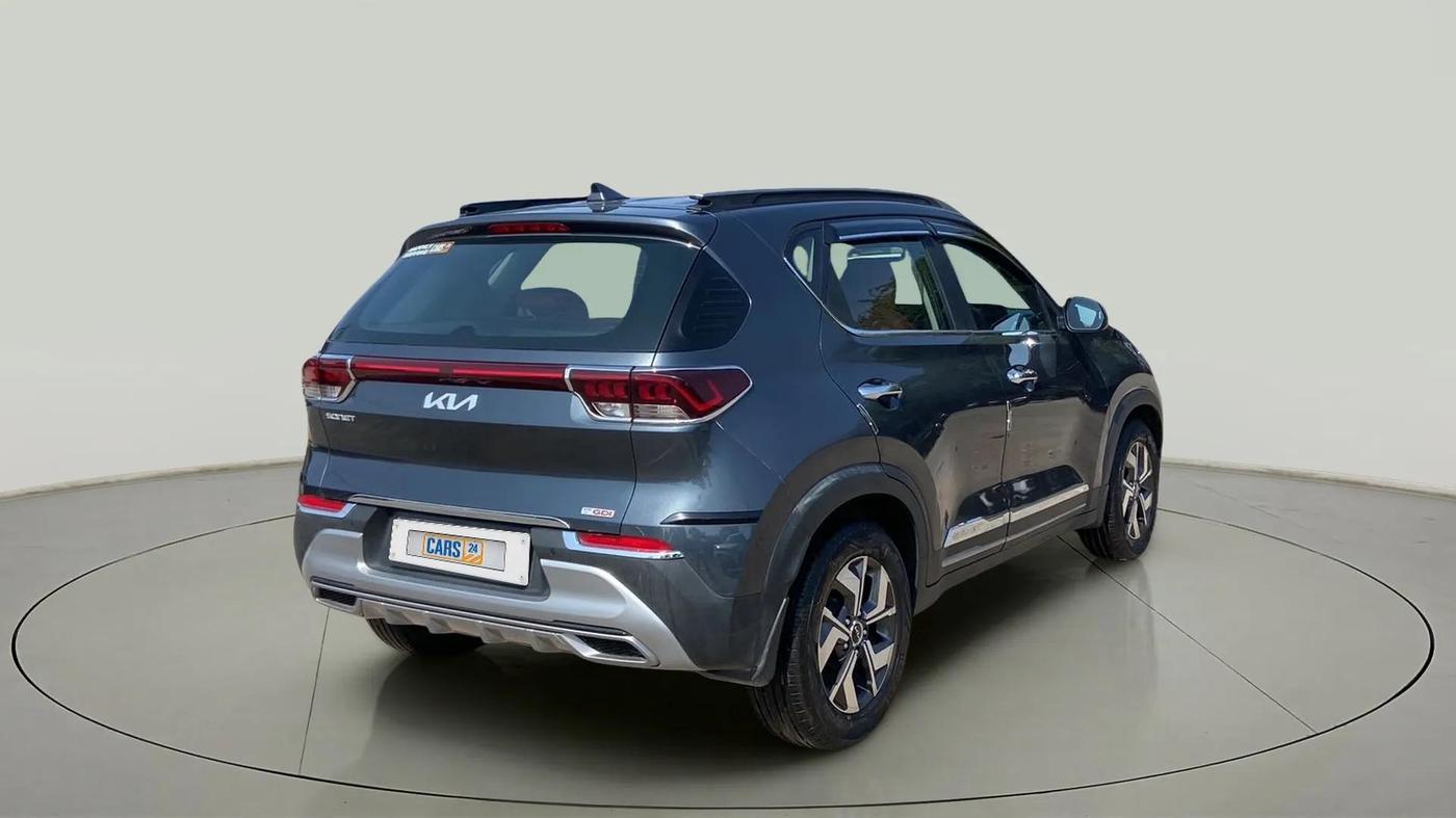 2022 KIA SONET HTX 1.0 IMT, Petrol, Manual, 18,612 km, Right Back Diagonal