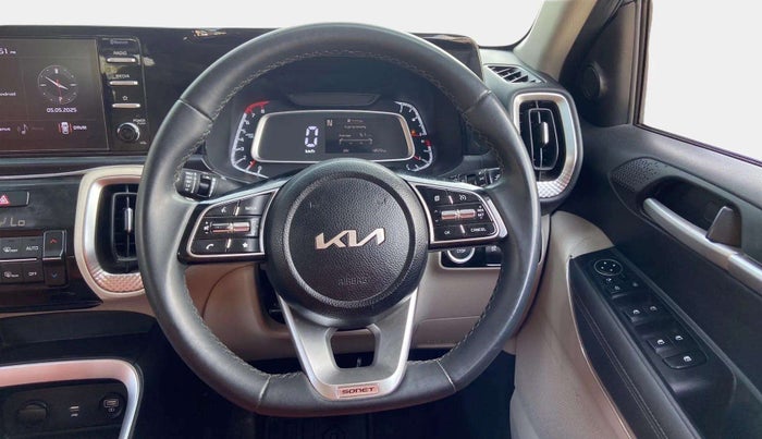 2022 KIA SONET HTX 1.0 IMT, Petrol, Manual, 18,569 km, Steering Wheel Close Up