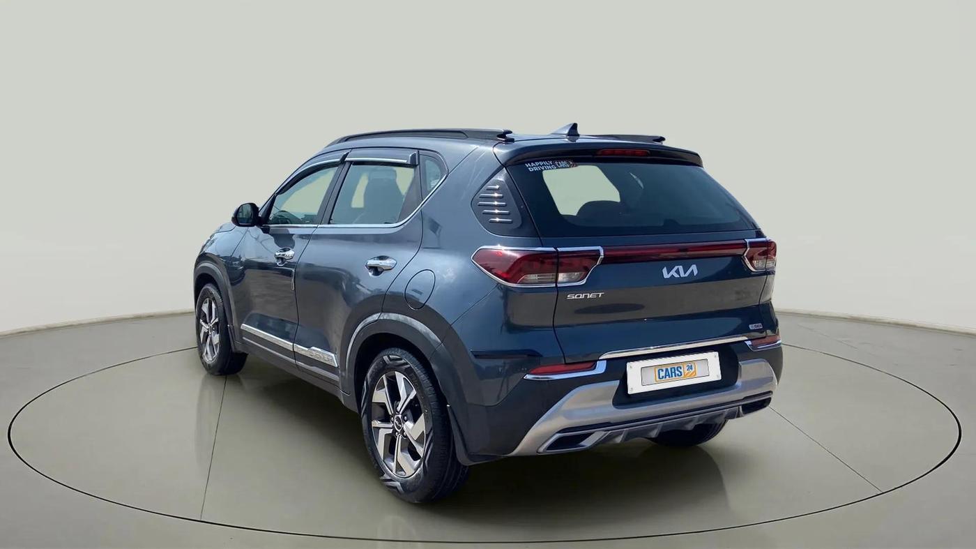 2022 KIA SONET HTX 1.0 IMT, Petrol, Manual, 18,612 km, Left Back Diagonal