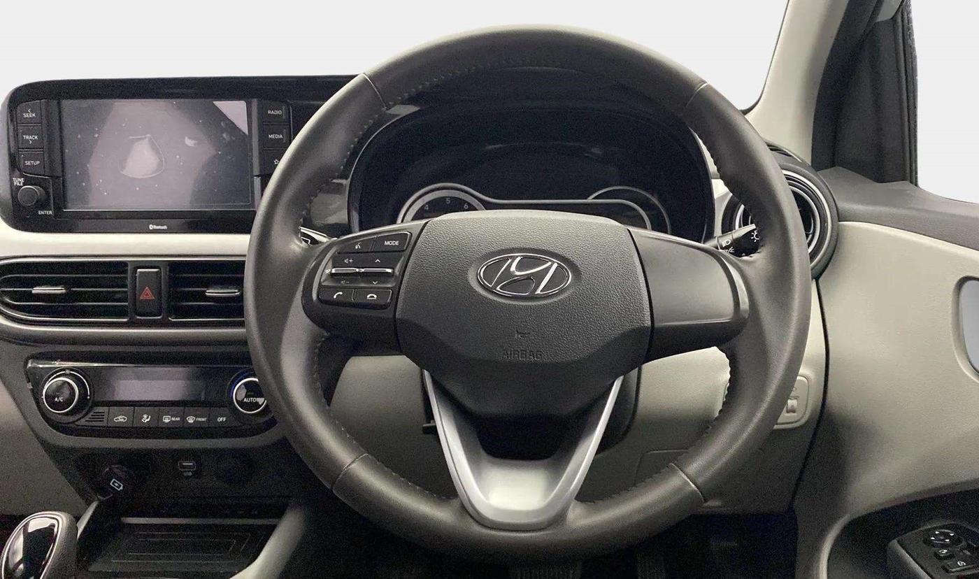 2022 Hyundai GRAND I10 NIOS ASTA AMT 1.2 KAPPA VTVT, Petrol, Automatic, 17,338 km, Steering Wheel Close Up
