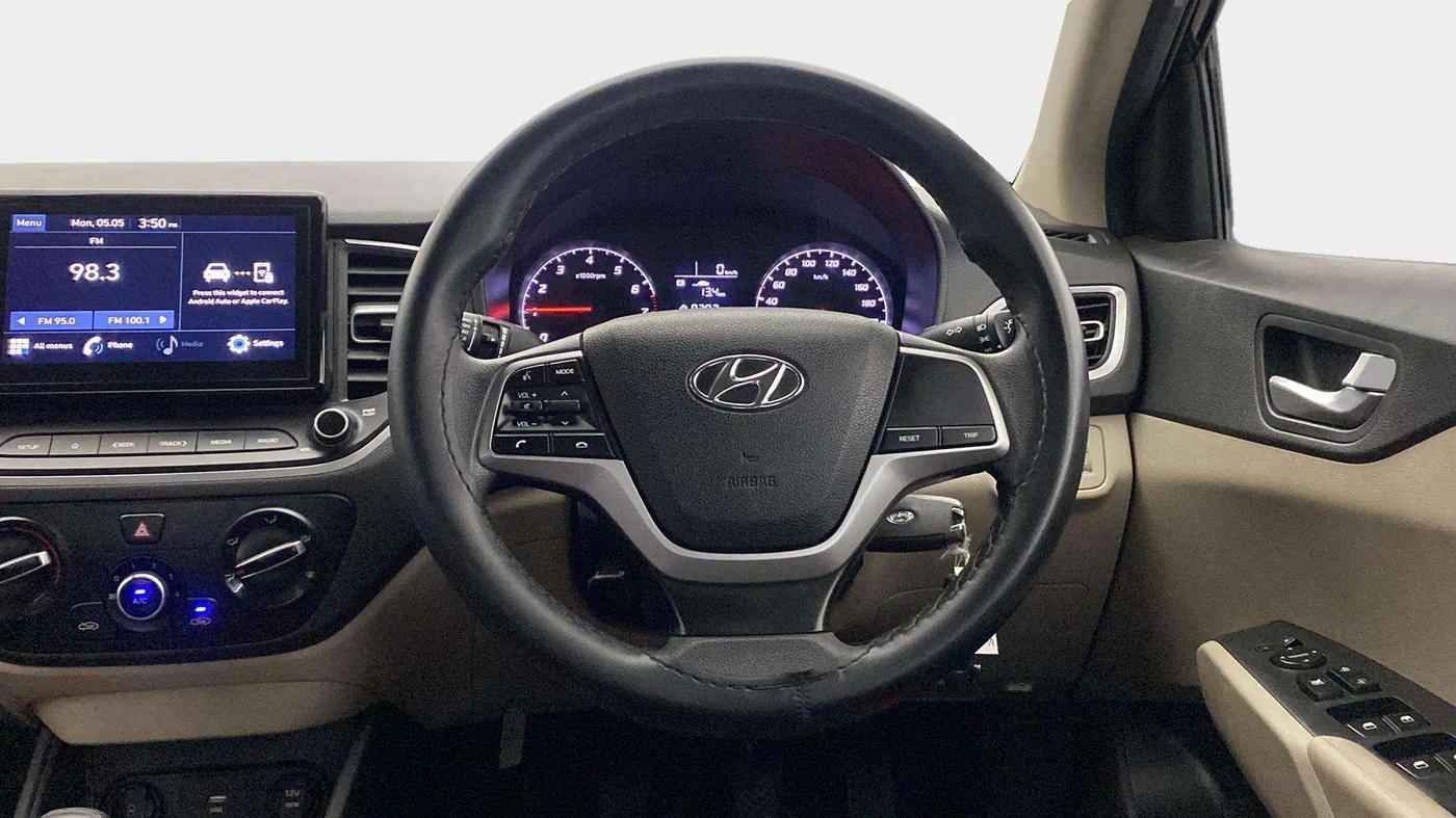 2021 Hyundai Verna S PLUS 1.5 VTVT, Petrol, Manual, 33,745 km, Steering Wheel Close Up