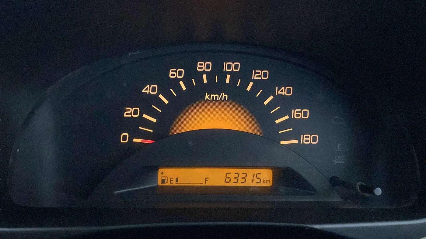 2013 Maruti Wagon R 1.0 LXI CNG, CNG, Manual, 63,462 km, Odometer Image