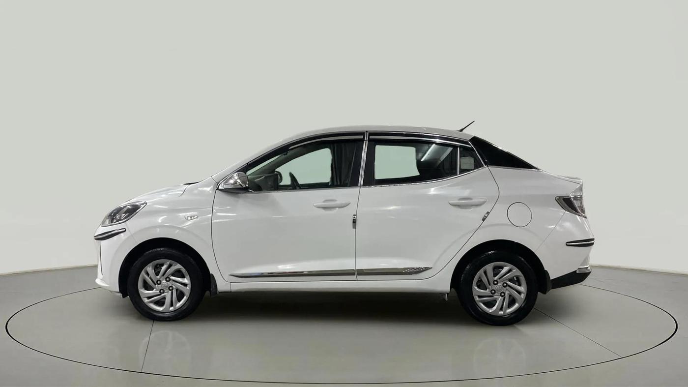2021 Hyundai AURA S 1.2 CNG, CNG, Manual, 71,780 km, Left Side