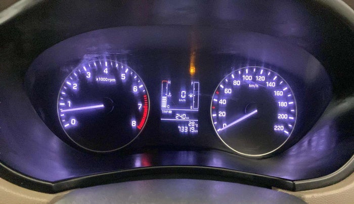 2018 Hyundai Elite i20 MAGNA EXECUTIVE 1.2, Petrol, Manual, 73,295 km, Odometer Image
