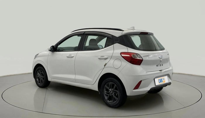 2021 Hyundai GRAND I10 NIOS SPORTZ AMT 1.2 KAPPA VTVT, Petrol, Automatic, 37,956 km, Left Back Diagonal
