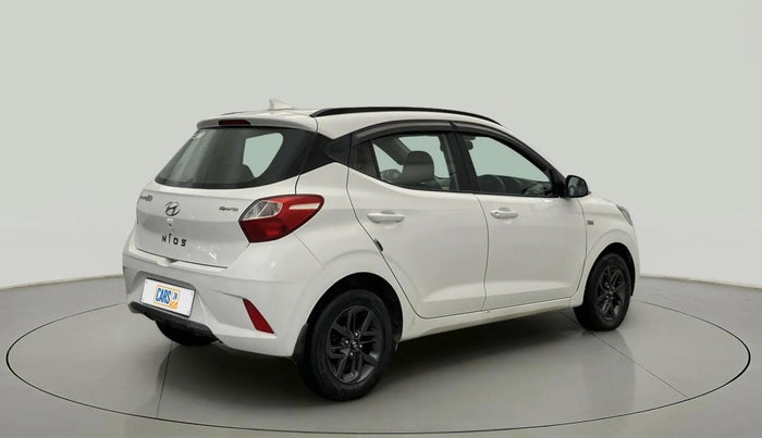 2021 Hyundai GRAND I10 NIOS SPORTZ AMT 1.2 KAPPA VTVT, Petrol, Automatic, 37,956 km, Right Back Diagonal